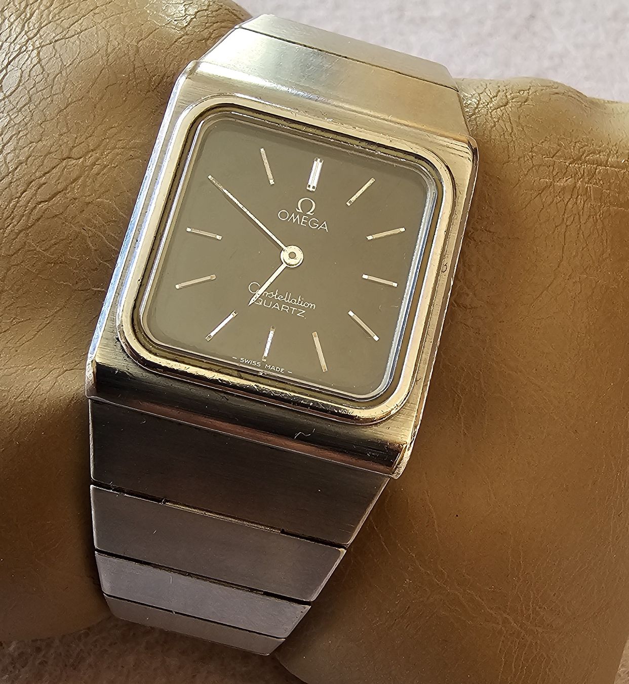 Omega Orologi: OMEGA Constellation Saphirglas Elegante Damenuhr – Usato da Speicher venduto da Swisswtch 1