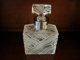 Grosse Flakon-Art Deco-Frankreich um 1920-Silberfassung