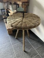 Rattan Beistelltisch, Wiener Geflecht, Top Zustand!
