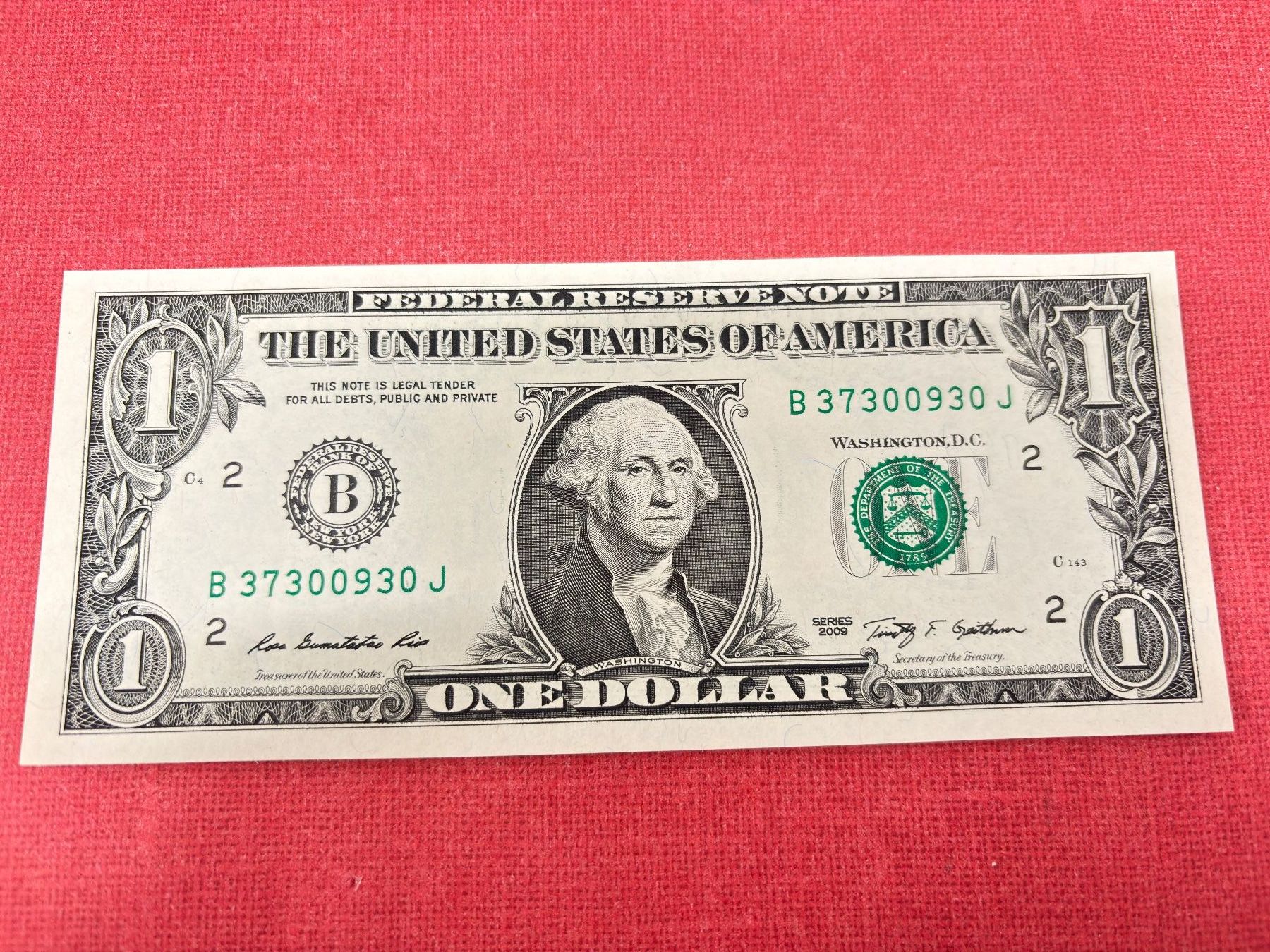Billets de banque: ONE DOLLAR OF AMERICA – Neuf (Voir description) à Ormalingen par digital09