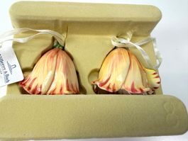 VILLEROY & BOCH Flower Bells Tulpe Porzellan Anhänger orange