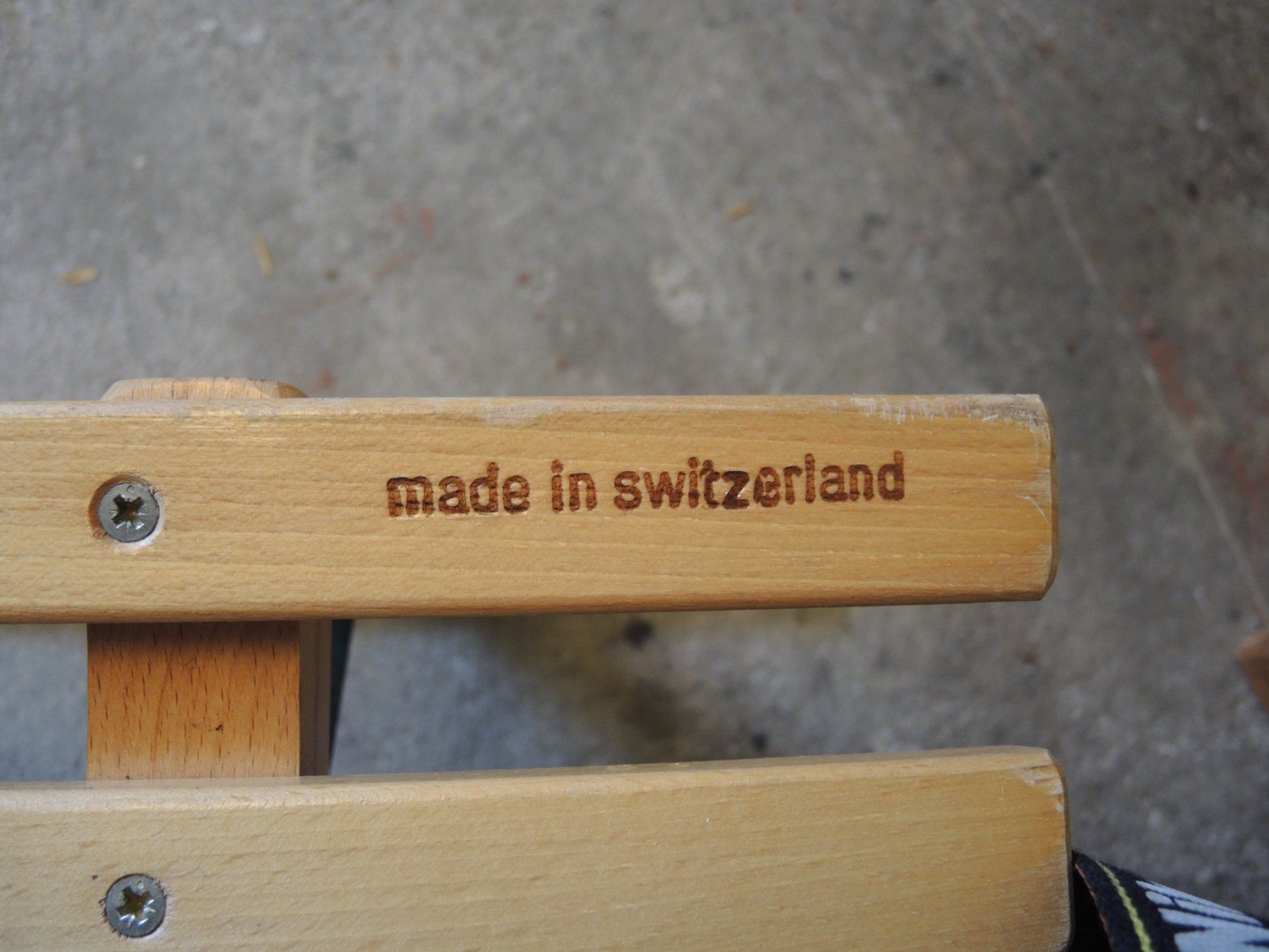 Slitta: Schlitten Davos Swiss Made Holz – Usato da St. Gallen venduto da nonnobene 3