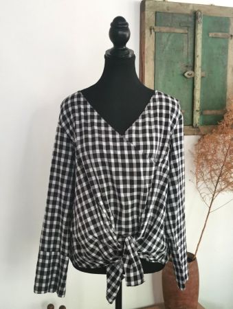 Cinque mega Bluse zum Binden Gr. 36/38