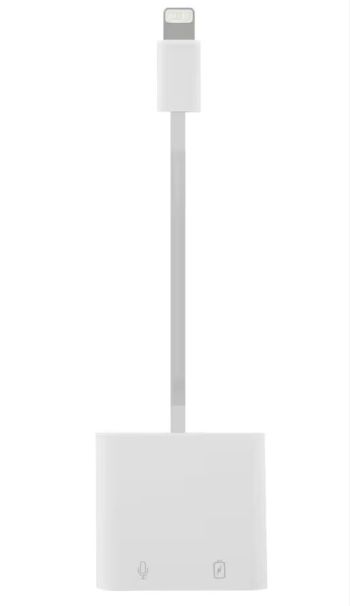 Apple Laufwerke & Adapter: 2in1 Lightning Adapter an Lightning + 3,5 mm Audio Jack – Gebraucht aus Sursee von Betlaze