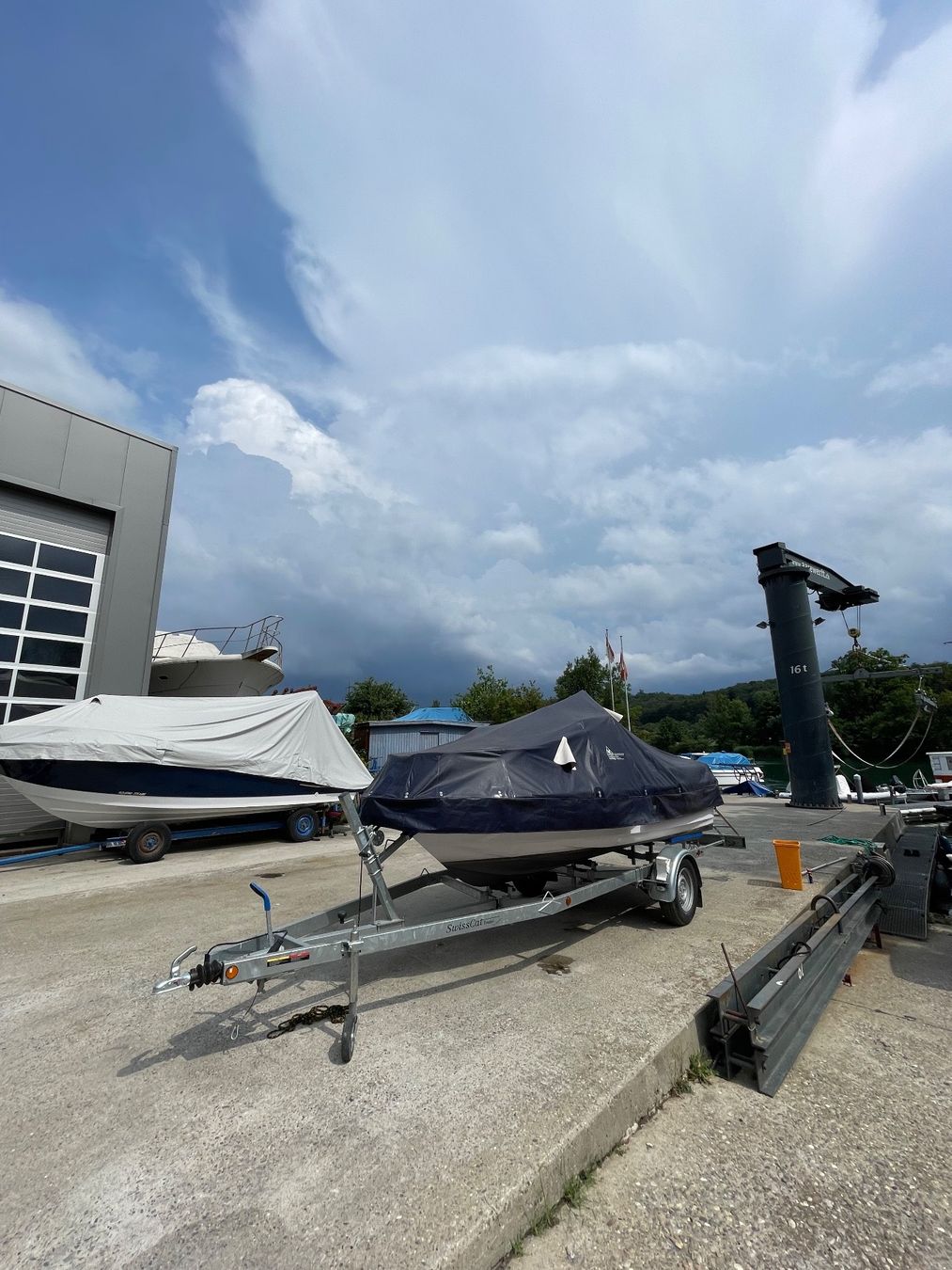 Barche: Motorboot Skibsplast mit Trailer und 8PS Honda – Usato da Solothurn venduto da Eduka72 4