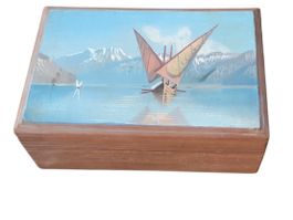 Holzschatulle Vedute antik Nr.2