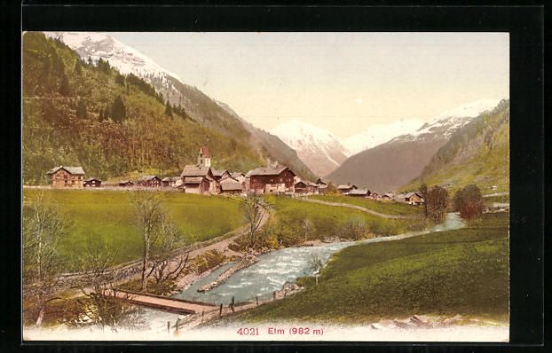 Cartoline postali: AK Elm, Gesamtansicht – Usato da Berlin venduto da bartko-reher