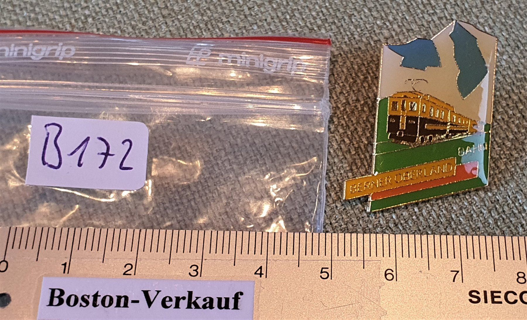 Cartoline postali: B172 Jungfraubahnen Berner Oberland Bahn – Usato da Reinach BL venduto da Boston-Verkauf 1