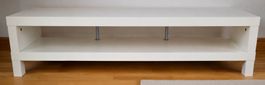 TV Möbel / TV Lowboard weiss 139x55x35 cm