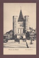 Gruss aus BASEL - Spalentor - Tram