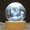 Lampade: Glaskugel 60 mm mit Laser Hahn in Kugel – Nuovo (secondo la descrizione) da Stein am Rhein venduto da Vitrum8260 1