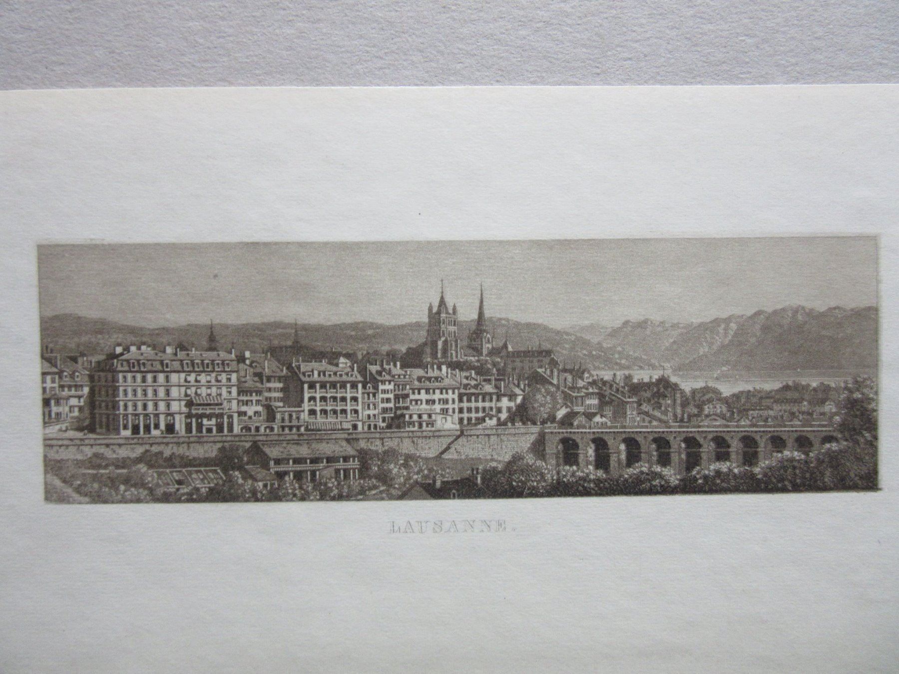 Incisioni: LAUSANNE  AQUATINTA – Usato da Gersau venduto da grafik-kunst