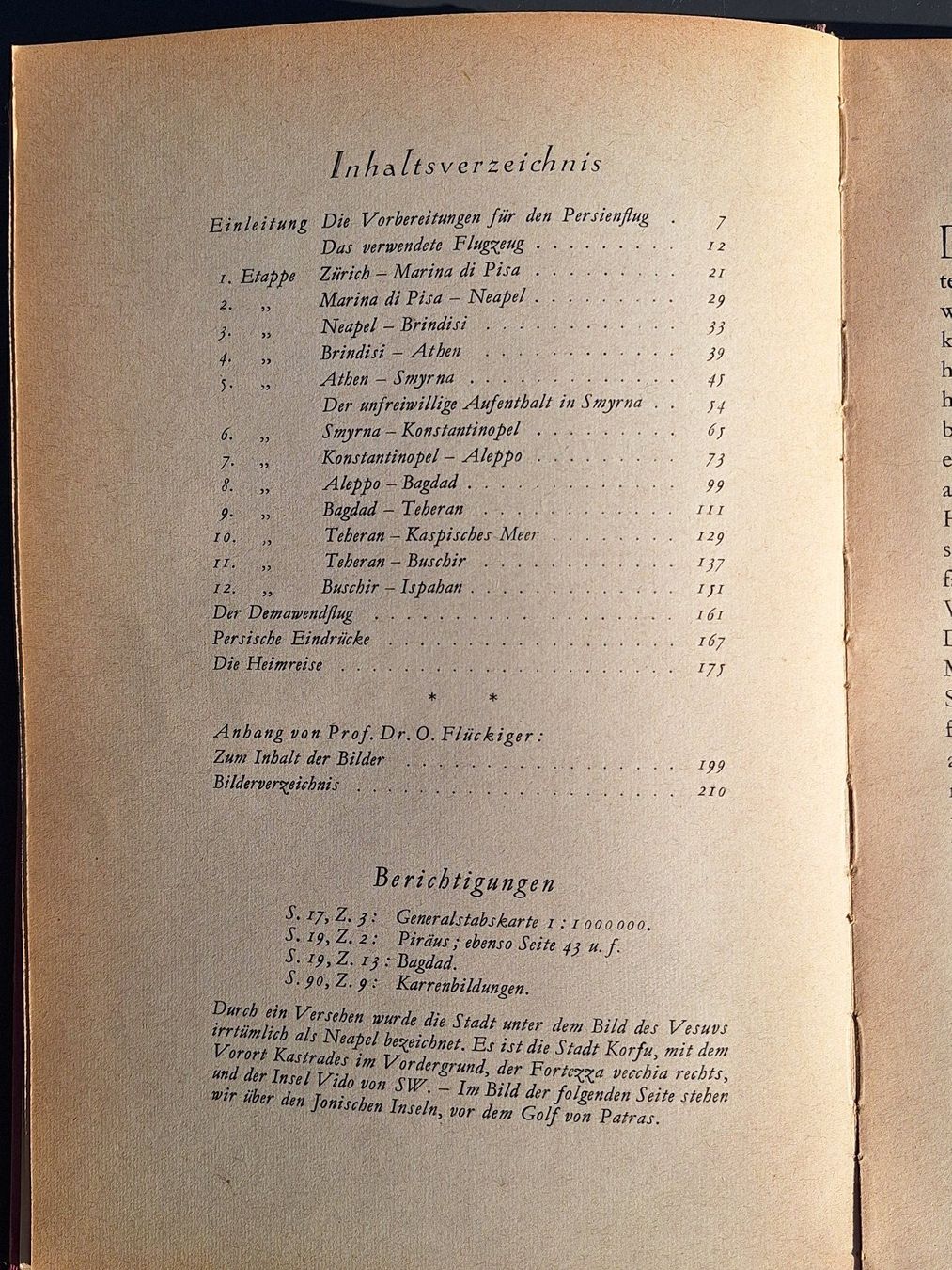 Libri: Antikes Buch "Persienflug" von Walter Mittelholzer, 1926 – Usato da Kriegstetten venduto da Justa 3
