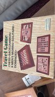 Reisespiel magnetisch Schach Backgammon 9 Herrens Morris Dom