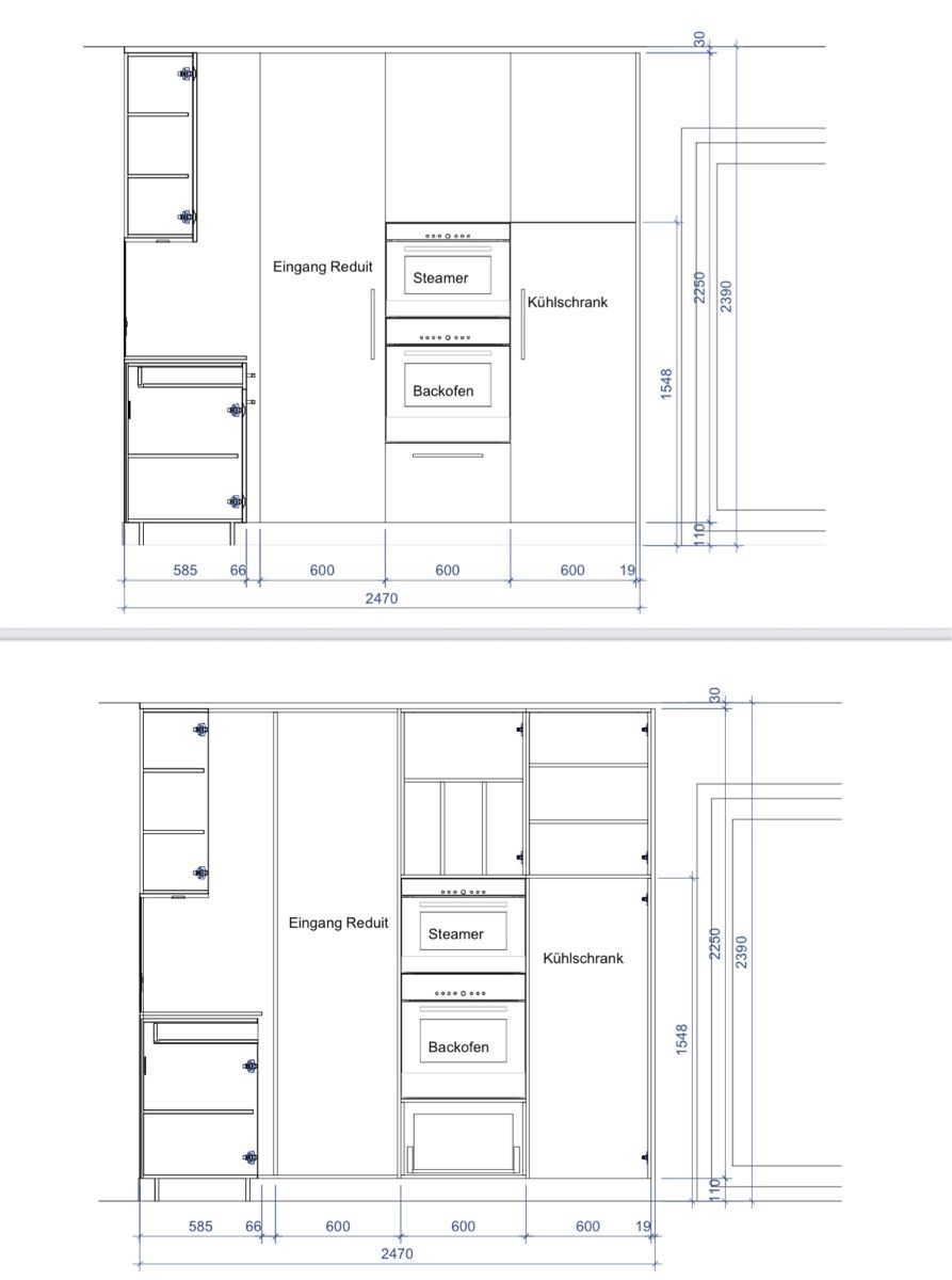 Cucine complete: Moderne Schreiner-Küche – Usato da Bösingen venduto da riedom01 4