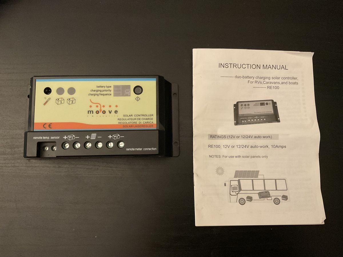 Caricabatterie: Solar Controller Moove RE100 12V/24V 10A – Usato da Horgen venduto da EhrenJohnson