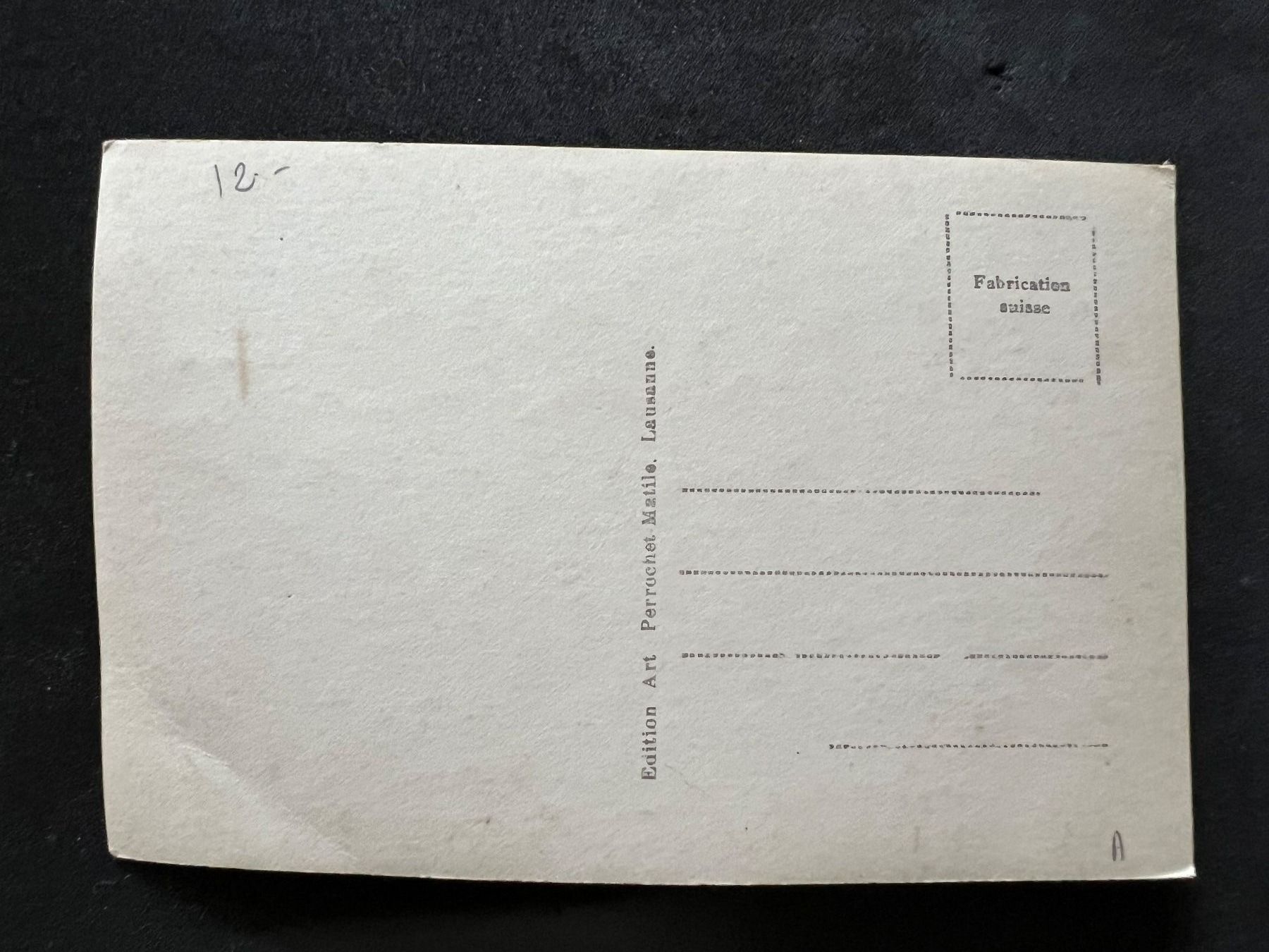 Cartoline postali: Strada da Lugano a Castagnola – Usato da Widnau venduto da Brusi9 1