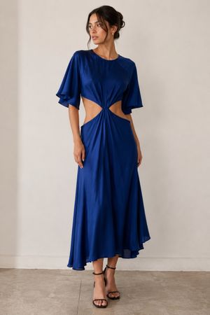 Love Republic Navy Blue Cut Out Dress