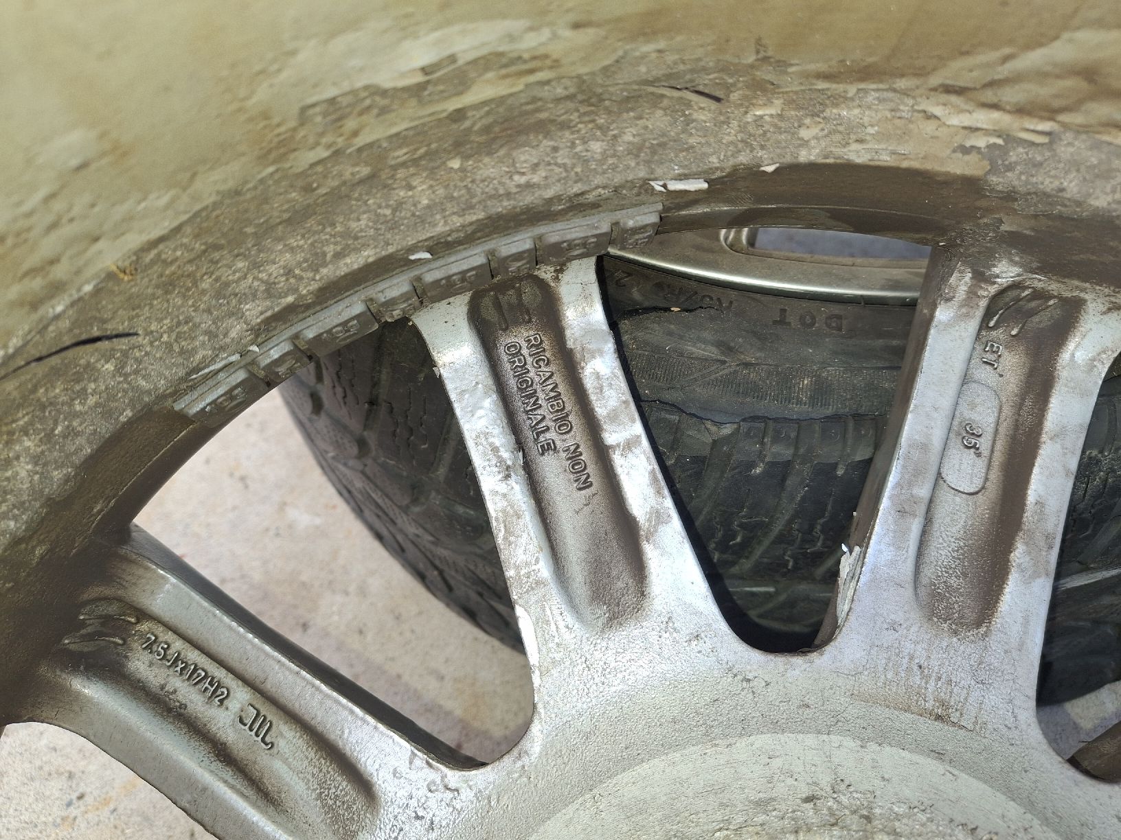 Pneumatici & Ruote complete: 17" AUDI Alufelgen Starkgebraucht – Usato da Goldingen venduto da mllerr2007 2