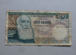 Congo Belge ++ 100 Francs 1960