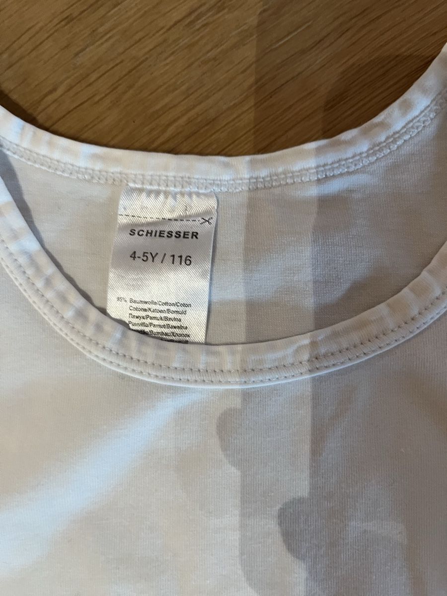 Unterwäsche: Schiesser Undershirts, Set of 2, Size 116 – Gebraucht aus Planken von R4gskL7 1