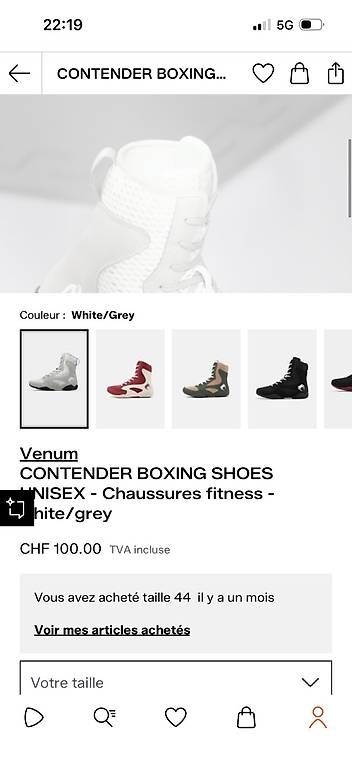 Sacchi da boxe: Chaussures de boxe + t-shirt de boxe – Usato da Bulle venduto da Preteni