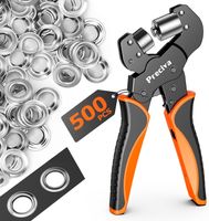 Profi Ösenzangen Set 10mm mit Hebeltechnik und 500 Ösen