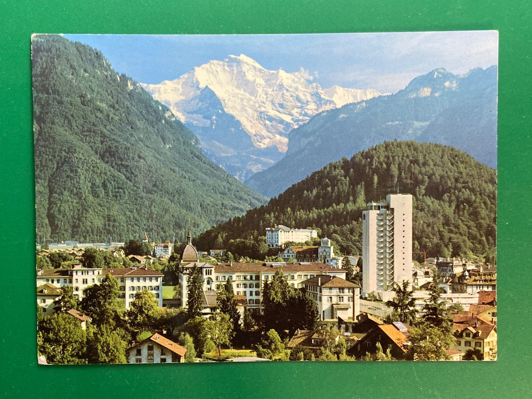 Cartoline postali: Interlaken mit Jungfrau – Usato da Steg VS venduto da danwer74