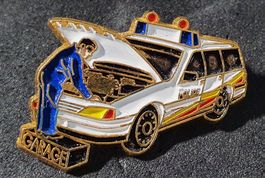 GG247 - Pin Polizei Police Genf Genève - Auto Car Garage