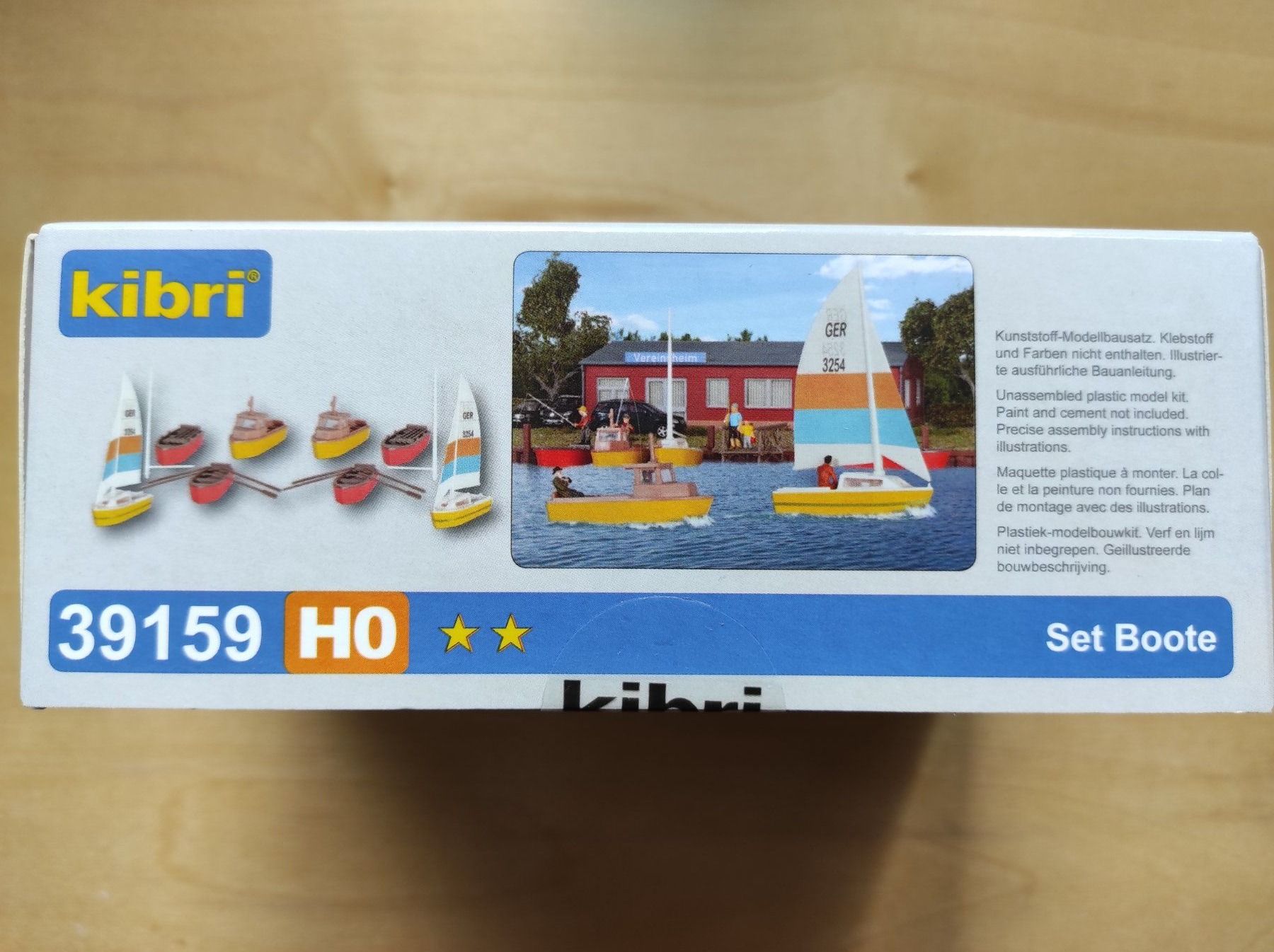 Kibri Modelleisenbahnen: Set Segelboote, Kibri H0, Fabrikneu – Neu und originalverpackt aus La Chaux-de-Fonds von Hobbymodell 1