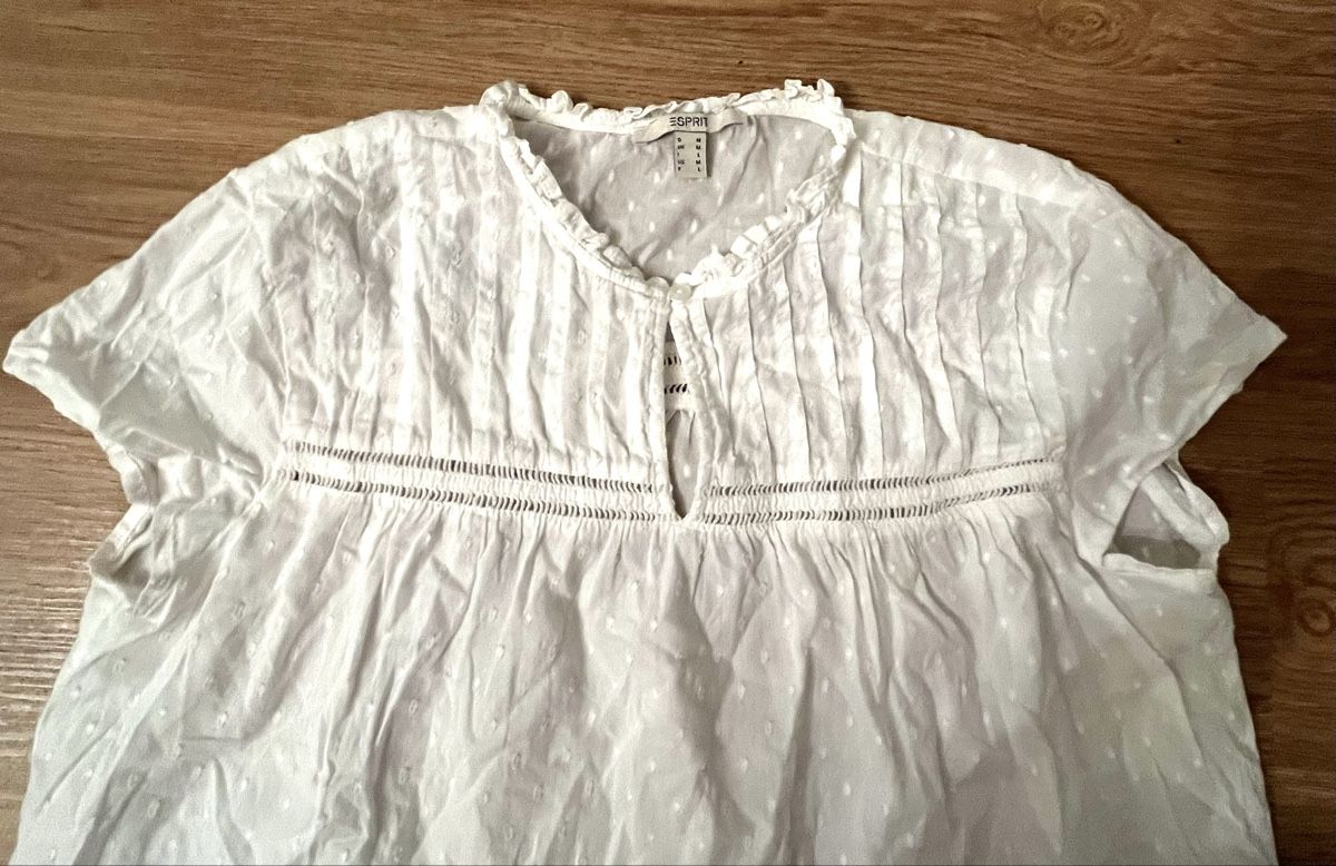 Esprit Blusen: Schöne weisse Bluse / Country / Cottage Core / romantisch – Neu (gemäss Beschreibung) aus Biel/Bienne von LadyDita 1