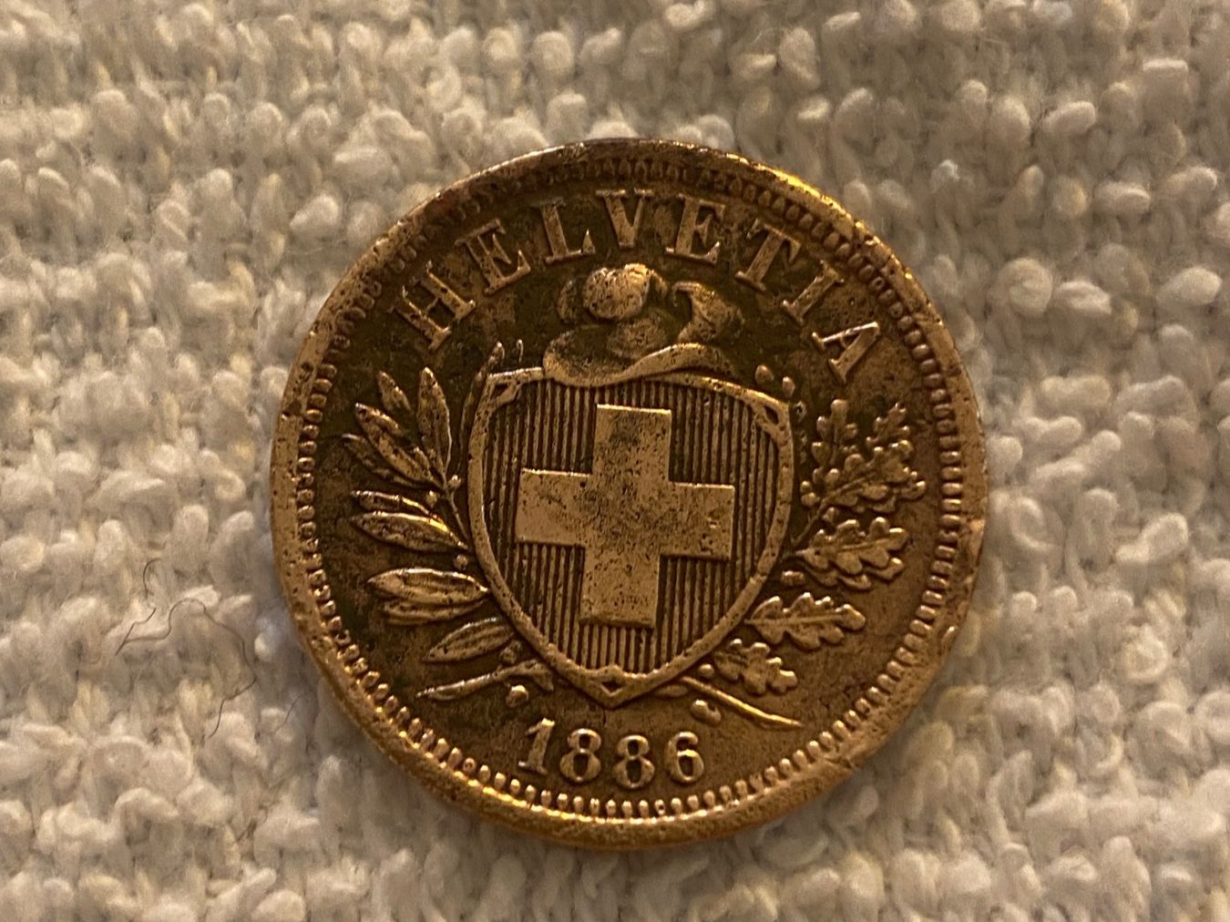 Tutti le monete: 2 centimes/Rappen 1886 – Usato da Nyon venduto da Ilmi09