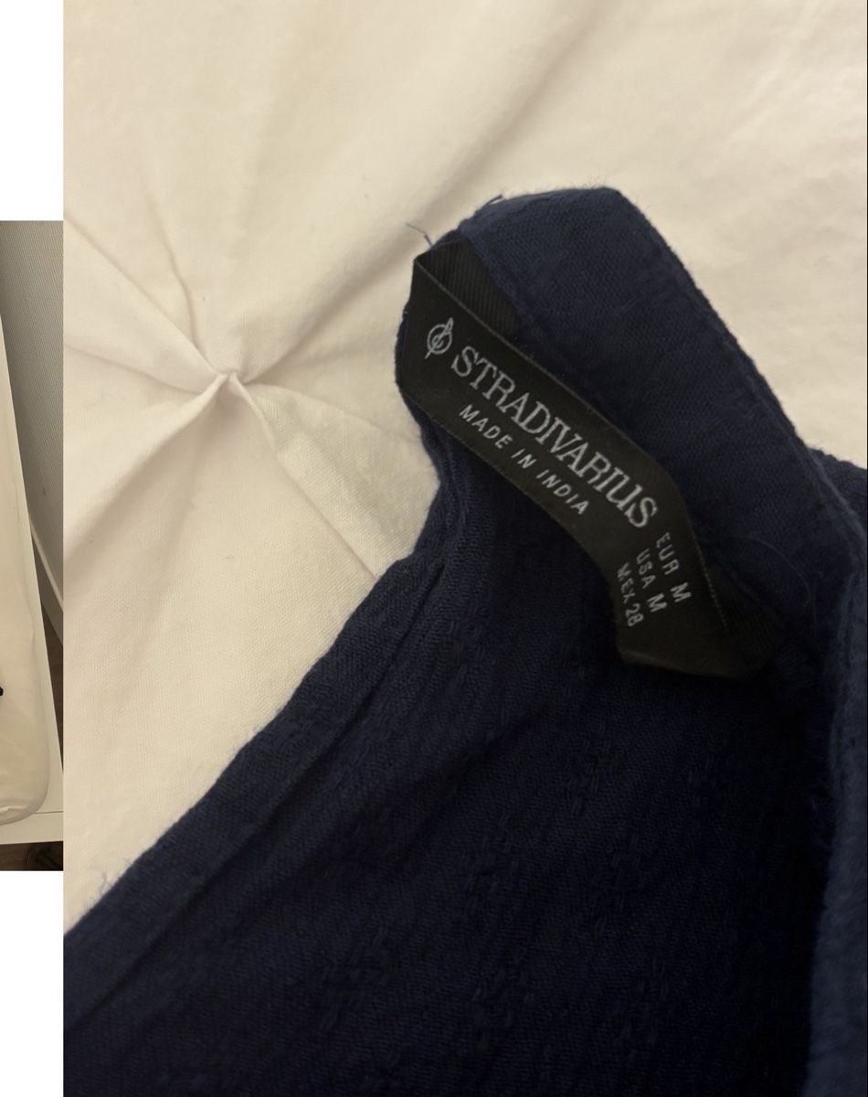 Stradivarius Camicette: Dunkelblaue Bluse Stradivarius – Usato da Winterthur venduto da beijaflor777 1