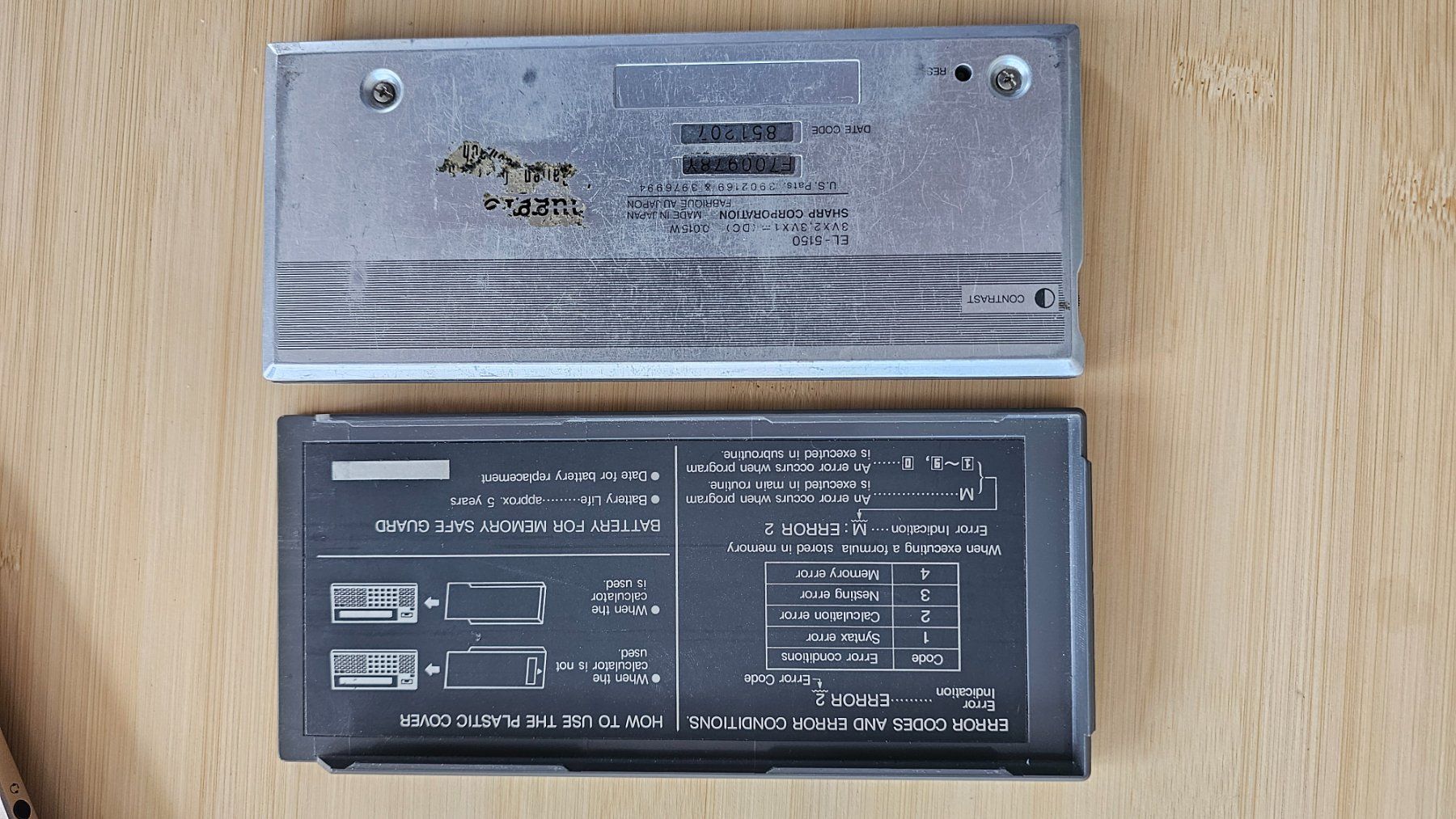 Calculatrices: SHARP EL-5150 Taschenrechner – D'occasion à Rorschacherberg par Scharfeegge 1