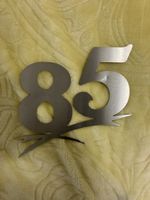 Hausnummer 85 Edelstahl