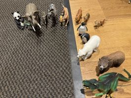 Tierfiguren Zoo und Dinosaurier