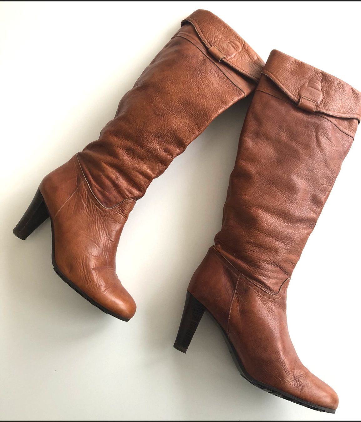 Scarpe da donna: Bottes en cuir vintage t.39 – Nuovo (secondo la descrizione) da Clarens venduto da alice_merveilles