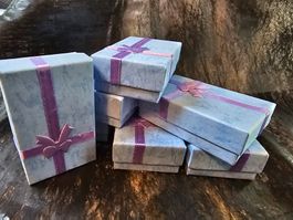 6x Schachtel für Kette Ring Verpackung Geschenk Schmuck Box
