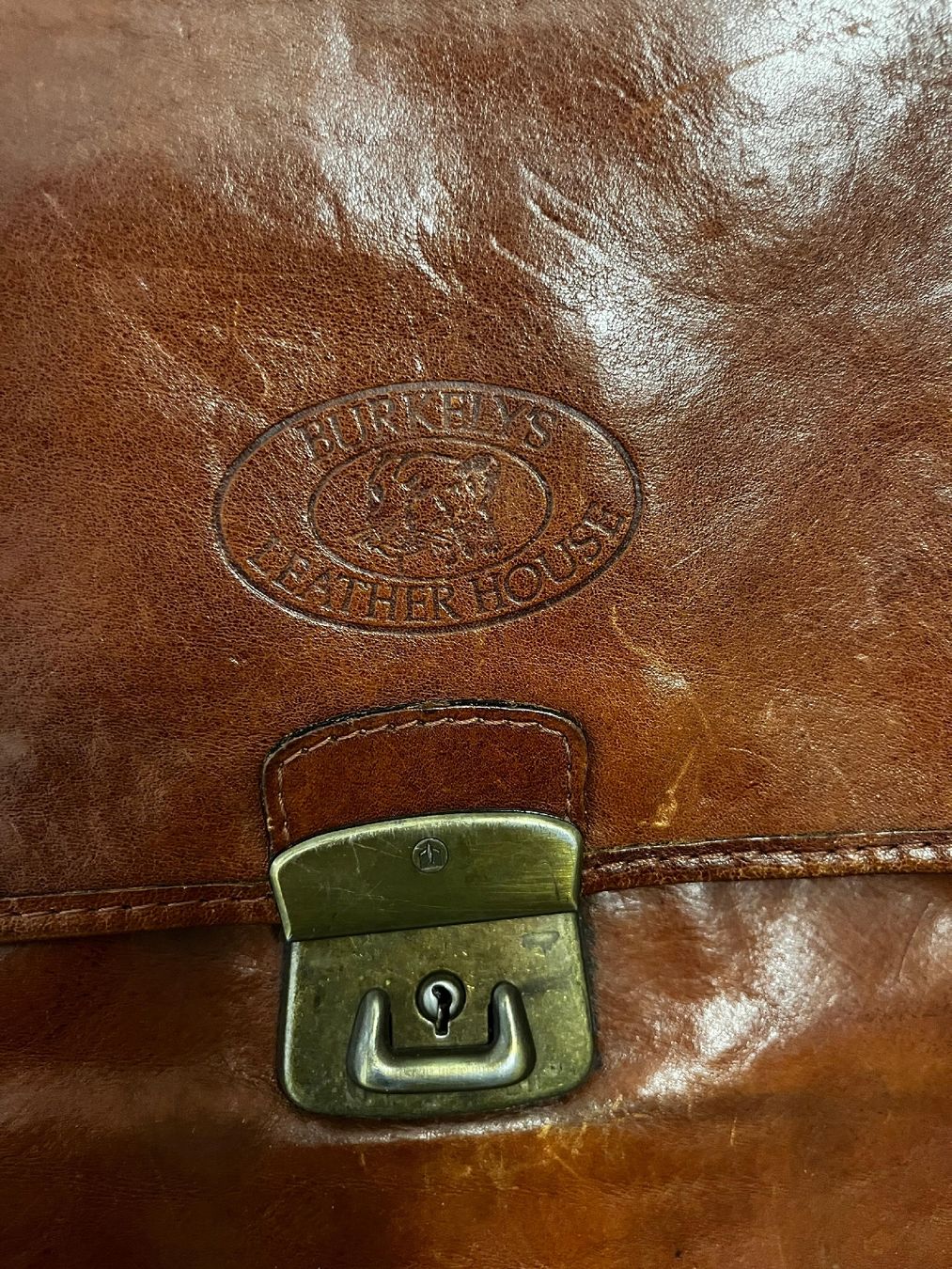 Borse: Burkeley's Leather House Vintage Ledertasche – Usato da Goldswil venduto da cin_m8xy 3