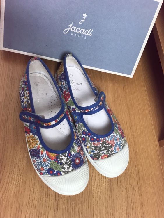 Ballerines Jacadi Rose Avec Ruban - Pointure 34, Occasion En Très Bon état, Comme Neuves