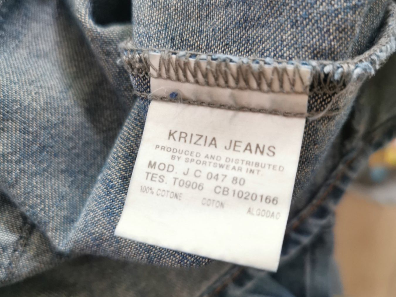 Camicette: Krizia tolles Jeanshemd Gr.36/38 – Usato da gachnang venduto da tibus1 4
