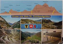St. GOTTHARD - Passhöhe - Tunnel