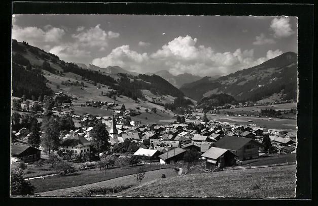 Ansichtskarten: AK Zweisimmen /Simmental, Teilansicht – Gebraucht aus Berlin von bartko-reher