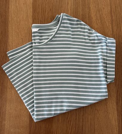 ONLY T-Shirt gestreift Gr. XS Weiss/Grün