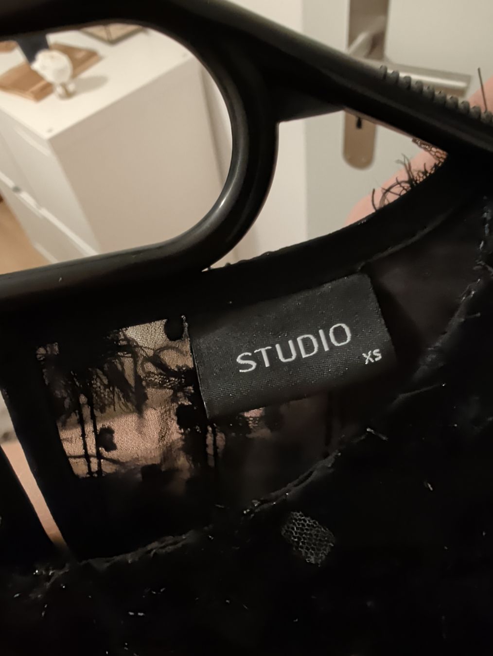 Camicette: Studio Langarmbluse schwarz mit Struktur Grösse XS – Nuovo (secondo la descrizione) da Märstetten venduto da schoggi_chaefer92 2