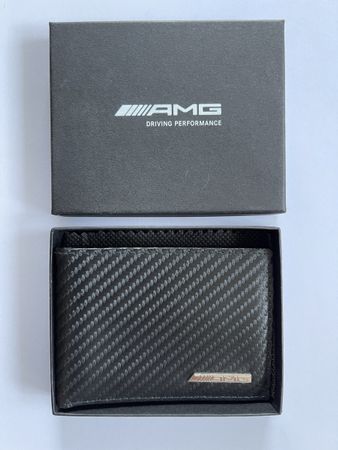 Geldbörse Carbon Leder Mercedes-Benz AMG neu mit Box