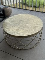 Beistelltisch Metall goldfarben