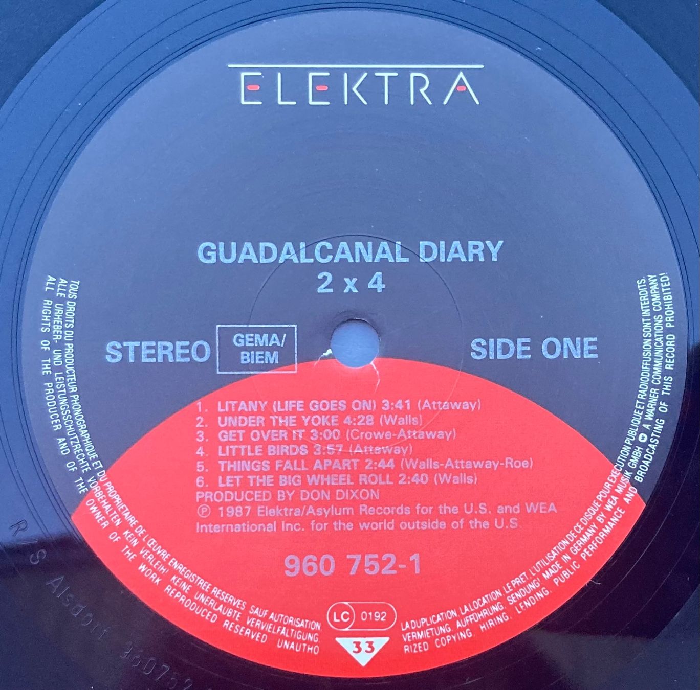 Dischi in vinile: GUADALCANAL DIARY - 2X4 – Usato da Poliez-Pittet venduto da Newtown-Records 2