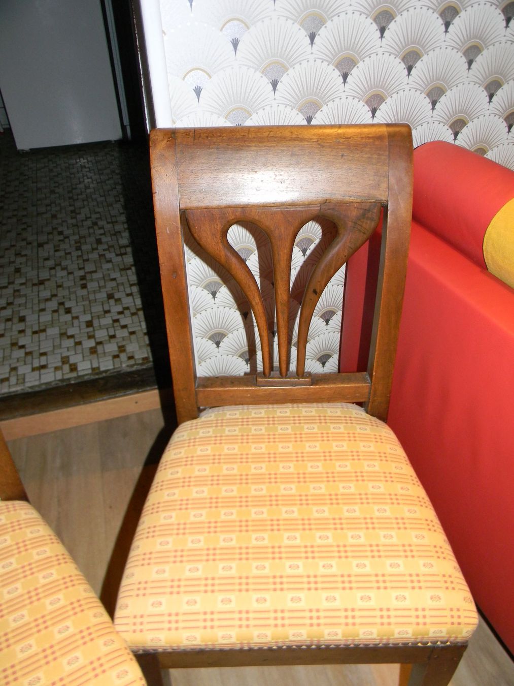 Sedie: 2 chaises anciennes, placets refaits à neuf – Usato da Bournens venduto da monique048 1