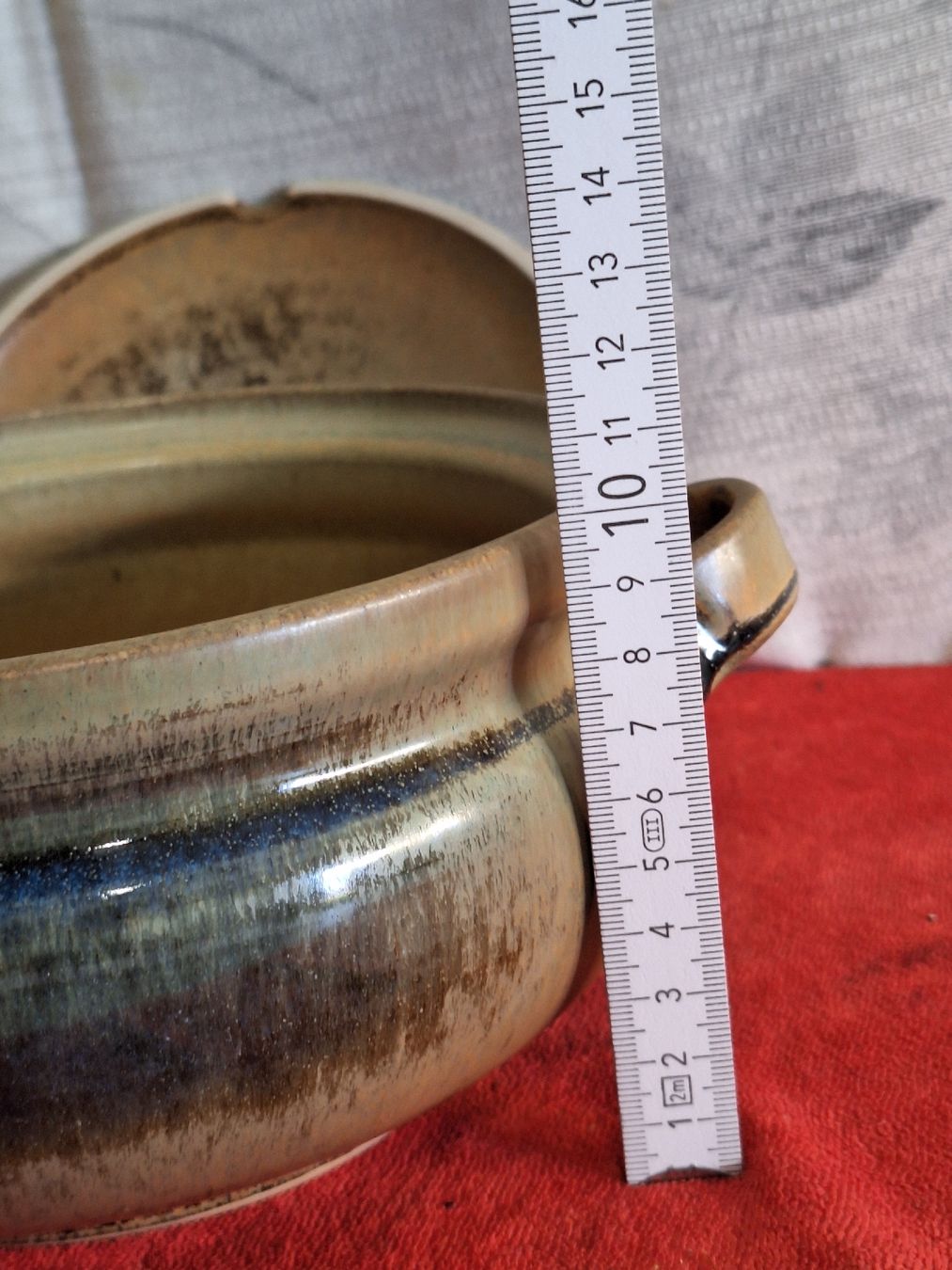 Pentole: Rustikale Suppenterrine/Topf mit Deckel, Vintage, Top! – Usato da Winterthur venduto da juszku 5